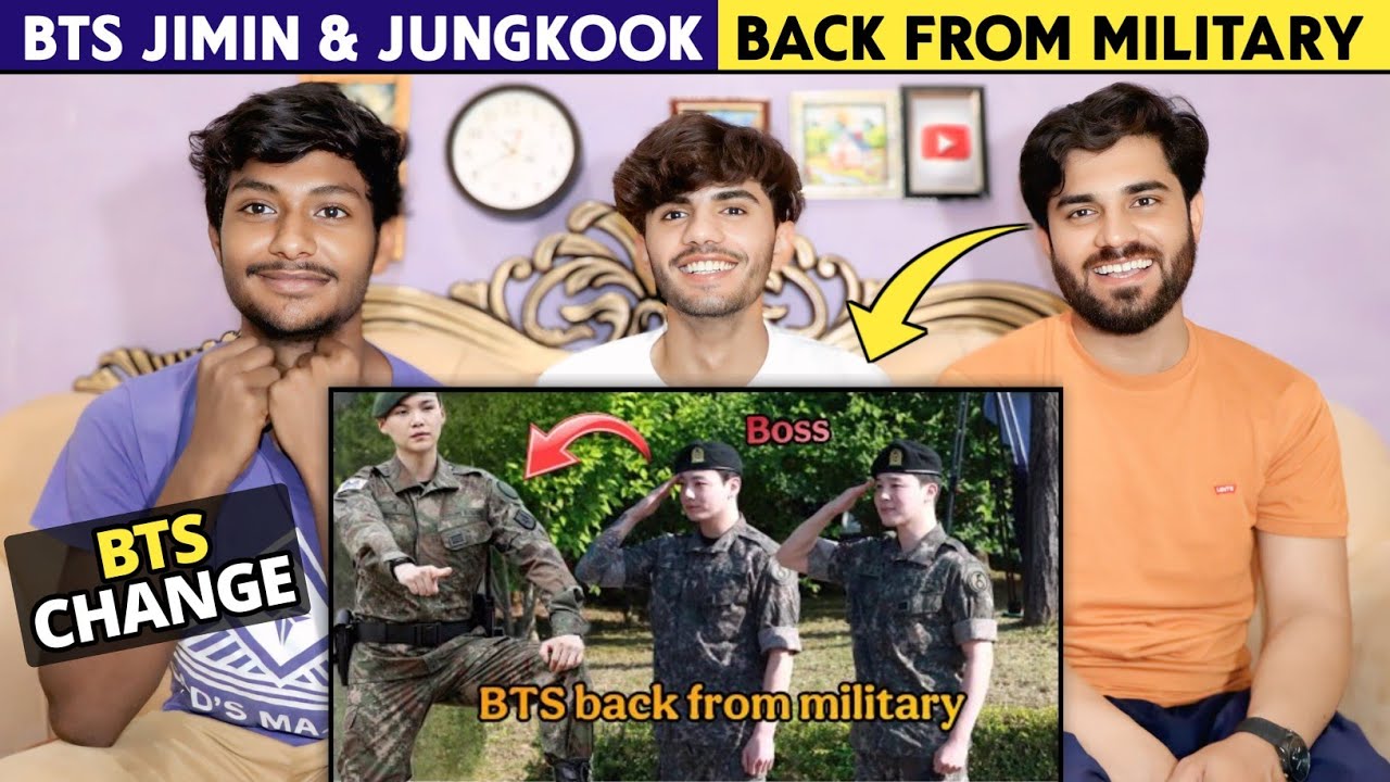 Bts Jimin & Jungkook Back From Military - Pakistani Reaction - Shan Rajpoot