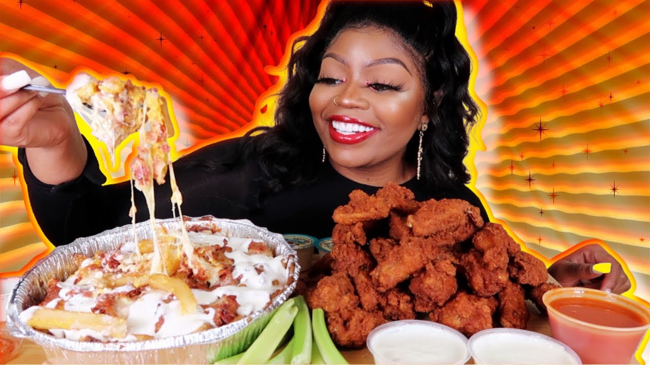 CHICKEN WINGS AND LOADED MEGA FRIES!!!!!!