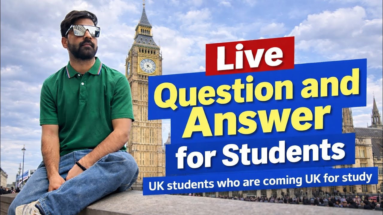 Live video for question and answer for students 