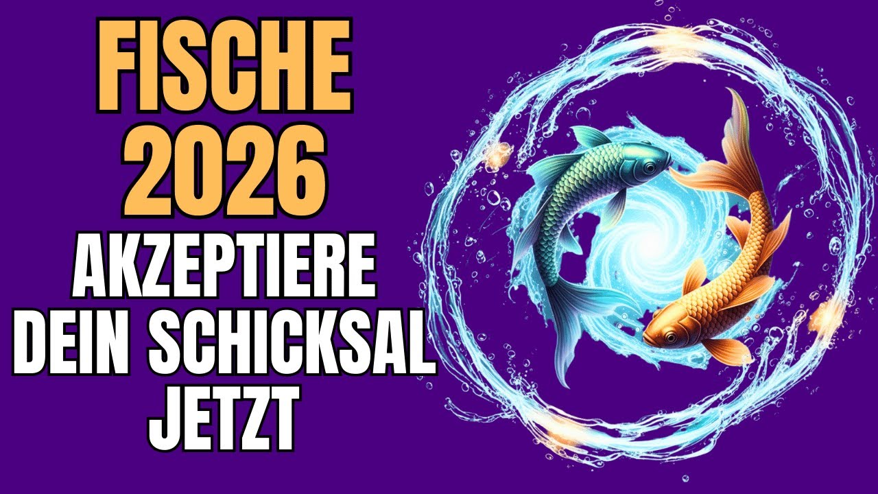 Fische 2026 – Die dunkle Wahrheit deiner Geburt, die dich zerstört