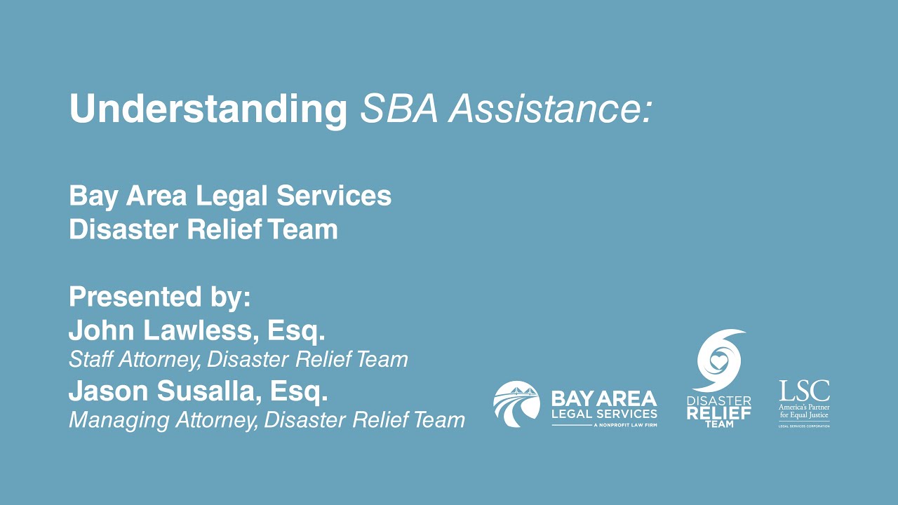 Understanding SBA Assistance