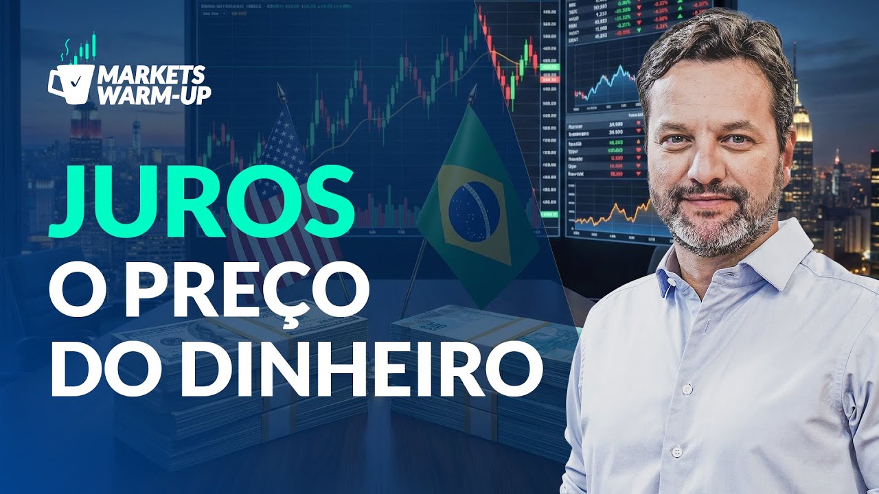 Como os juros são definidos nos EUA e no Brasil — e por que mexem com tudo | Markets Warm Up