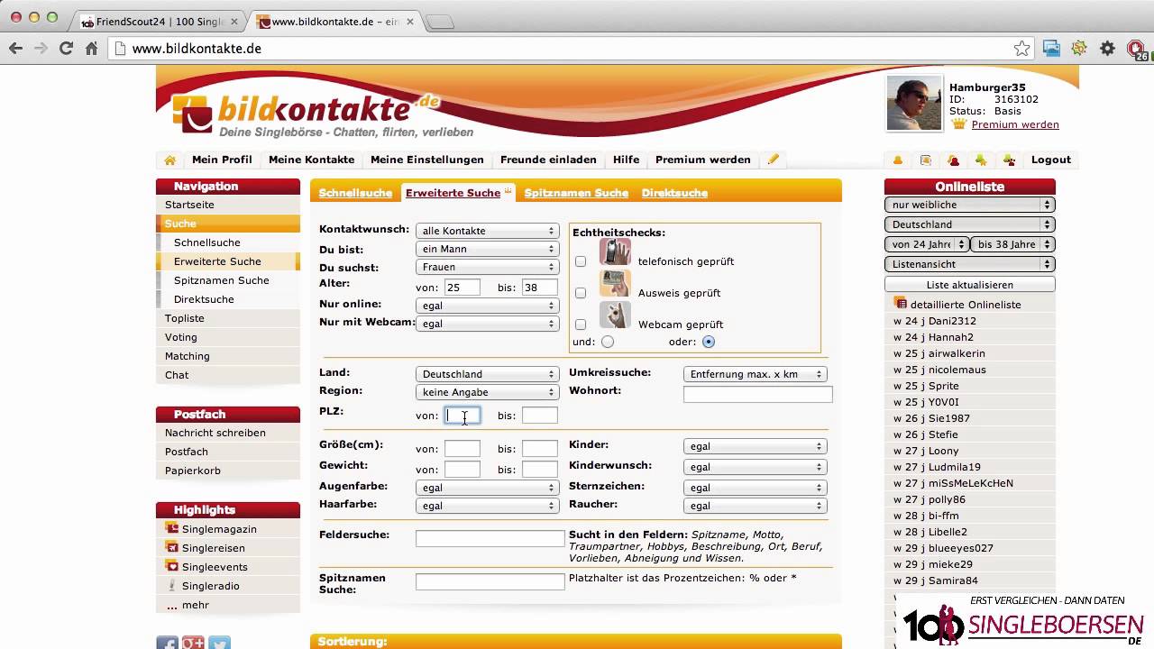 Die Vermittlungschancen bei Bildkontakte im Test