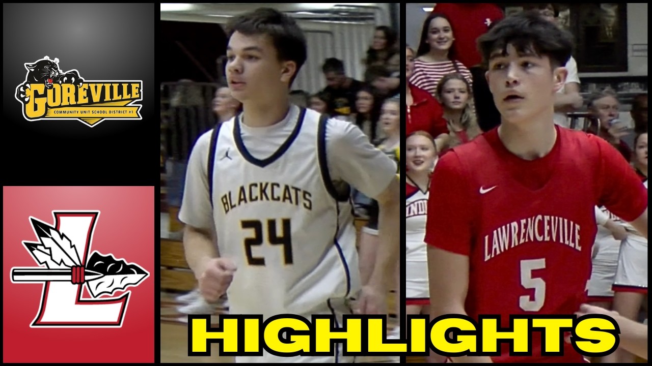 #1 Lawrenceville Indians vs #10 Goreville Blackcats | FULL HIGHLIGHTS