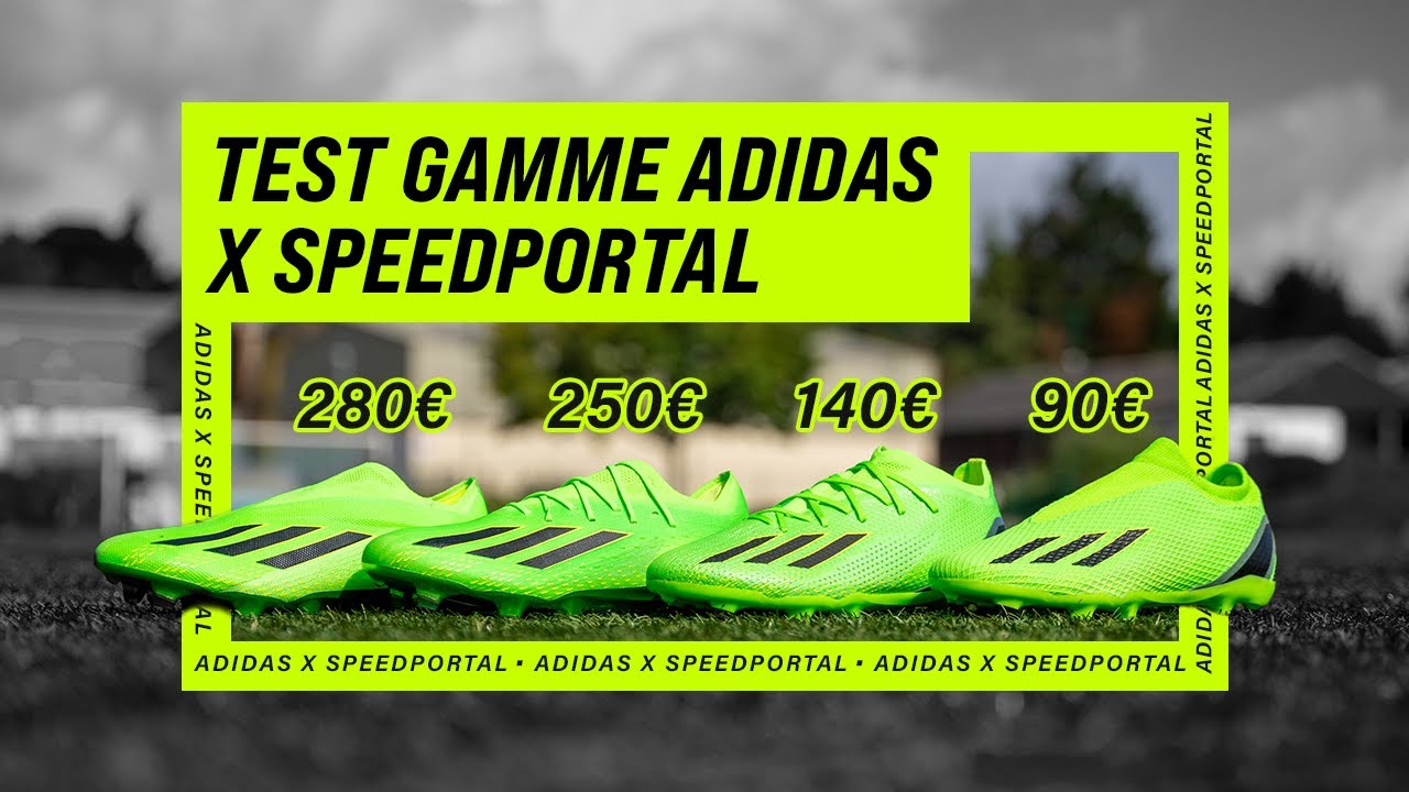 90€ vs. 280€ | On teste la gamme ADIDAS X SPEEDPORTAL - Test & avis footpack. #adidas #xspeedportal