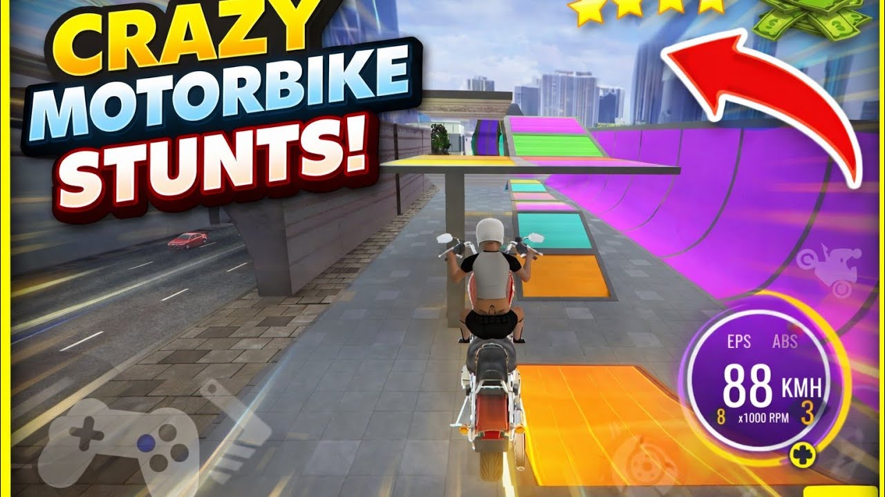 🏍️ Real Moto Gameplay | Crazy Accident 😱 + Full City Ride 🌍#games 