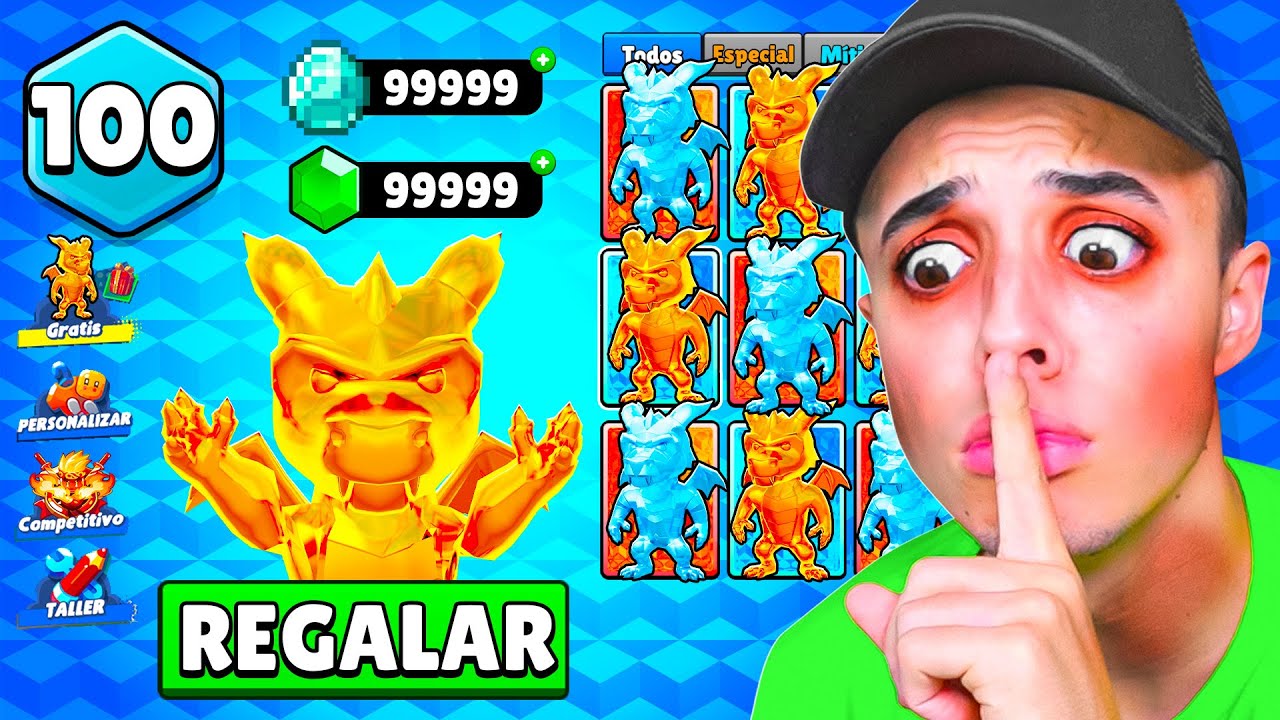 LE REGALÉ una CUENTA EXCLUSIVA al NIÑO HACKER...😰 STUMBLE GUYS