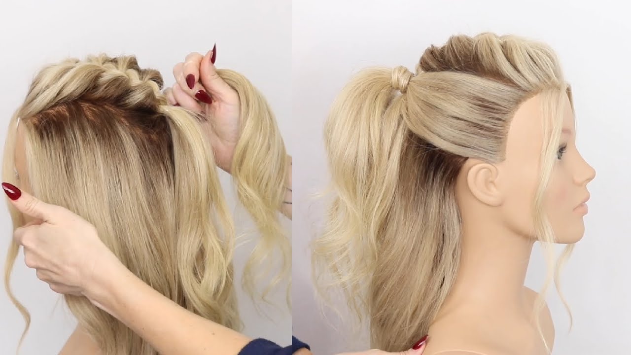 Easy Half Up hairstyle 