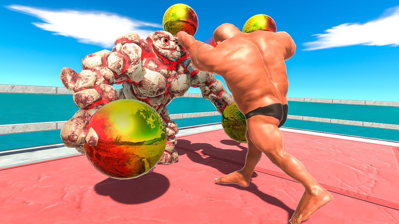1v1 MAD BOXING - FANTASY vs INFERNALS - Animal Revolt Battle Simulator