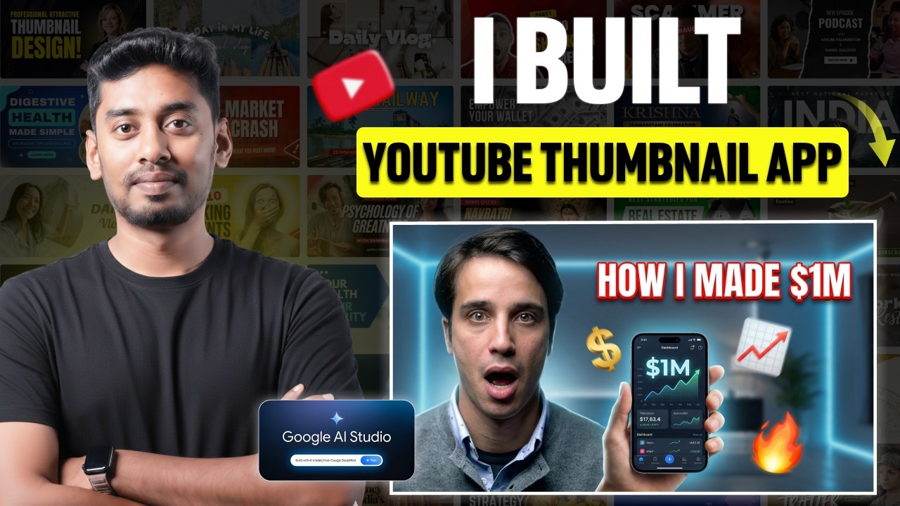 I Built the Ultimate YouTube Thumbnail Generator with AI (Build Your Own App)