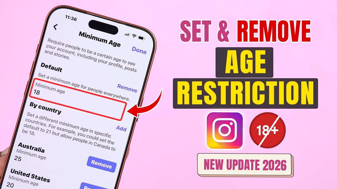 How To Remove Minimum Age Restriction On Instagram - 2026 Updated