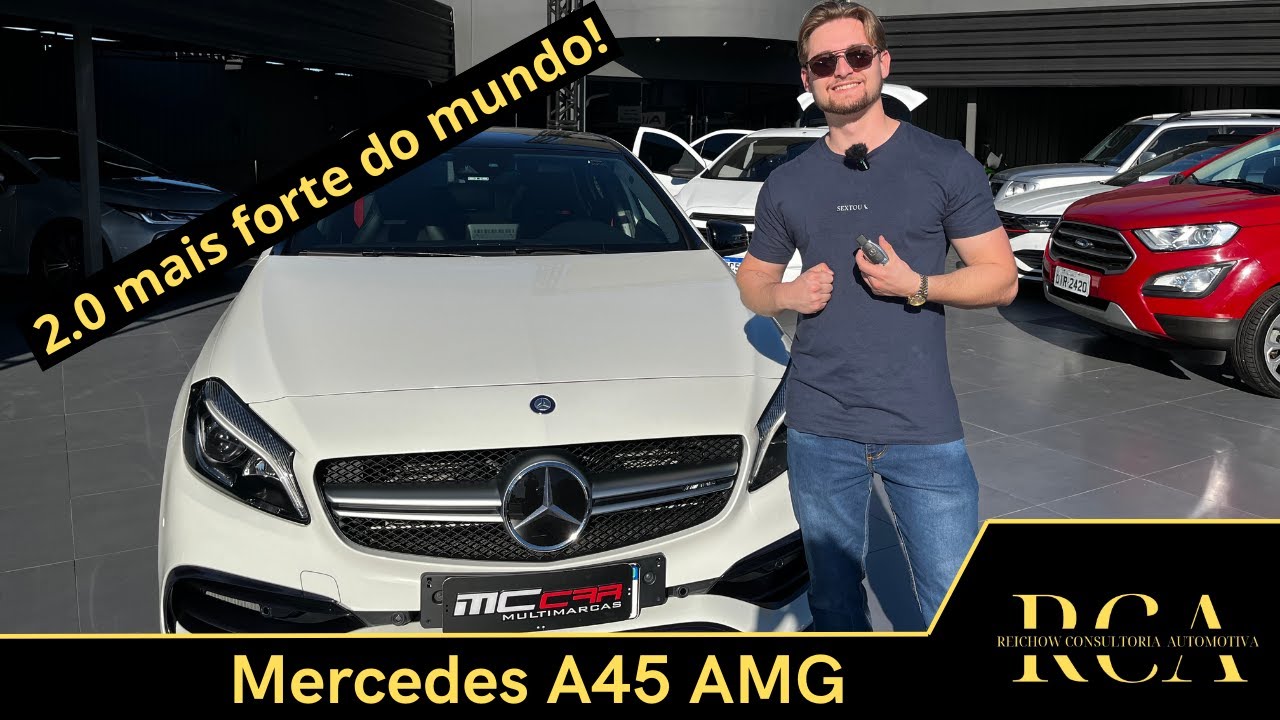 2.0 MAIS FORTE DO MUNDO! Mercedes A45 AMG.