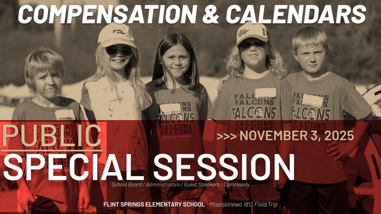 HCCS Special School Board Meeting - November 3, 2025