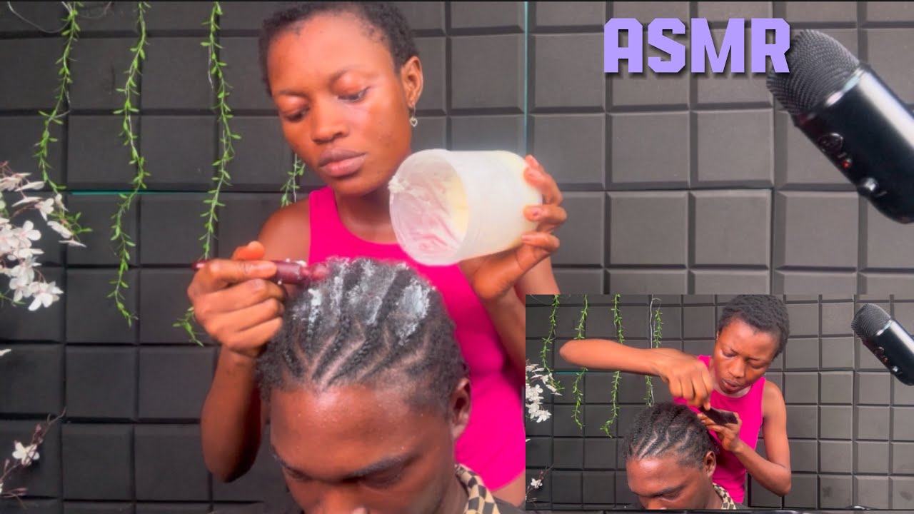 Aggressive Fast Scalp Scratching, Greasing, Scalp Oiling For Hair Growth | ASMR | No Talking
