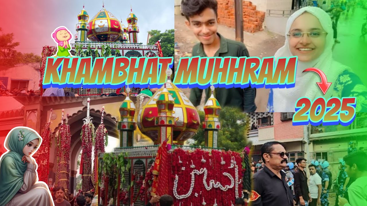 KHAMBHAT MOHARRAM 2025 | PAPA Ne diya Interview| Shifa Yamani Vlogs😍