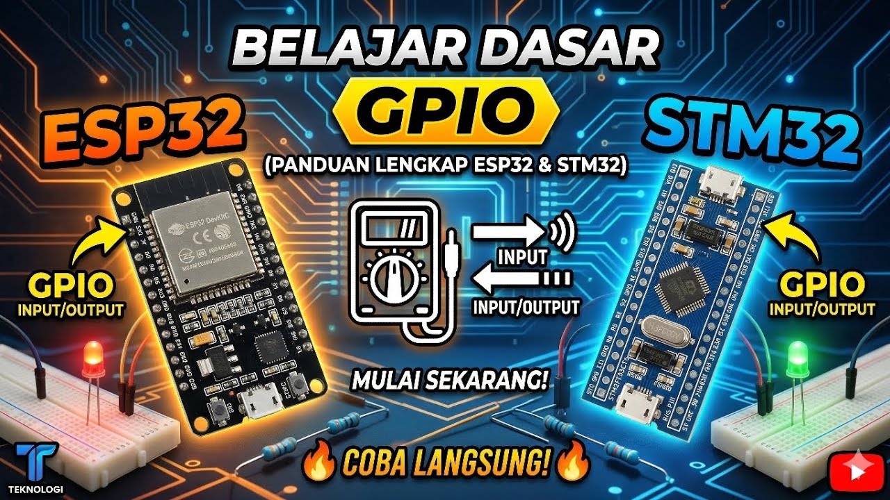 MODUL 1 GPIO SISTEM EMBEDDED DENGAN STM32 & ESP32