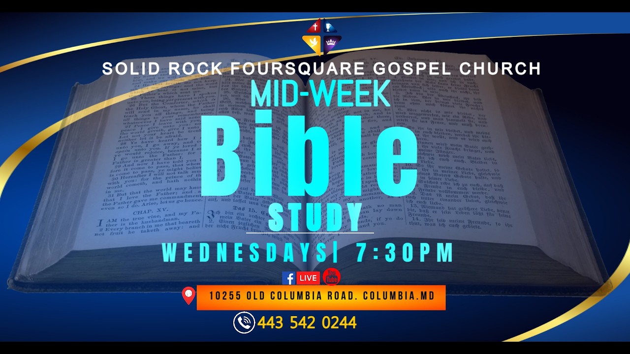 Wednesday Bible Study 3/4/2026