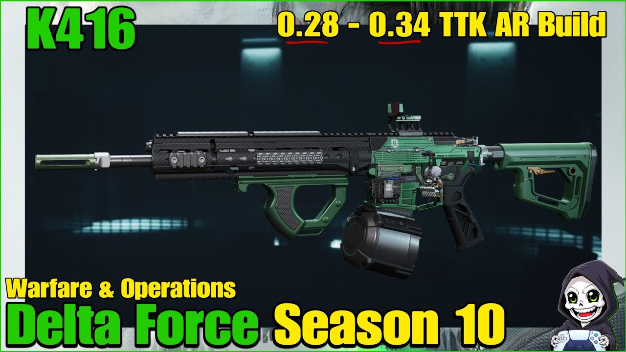 Delta Force Season 10 | K416 Assault Rifle Build For Warfare & Operations