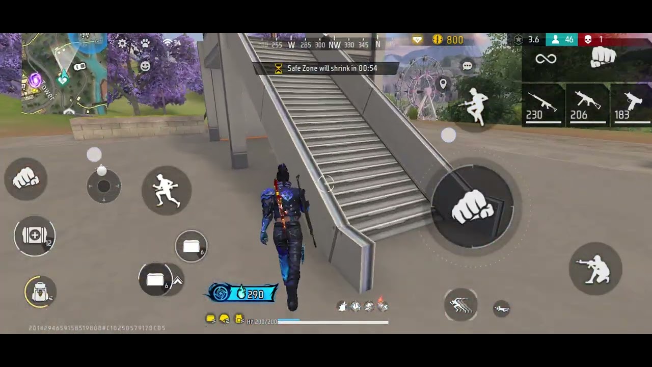 Br ranked 4 kills Free fire gameplay #248 #freefire 