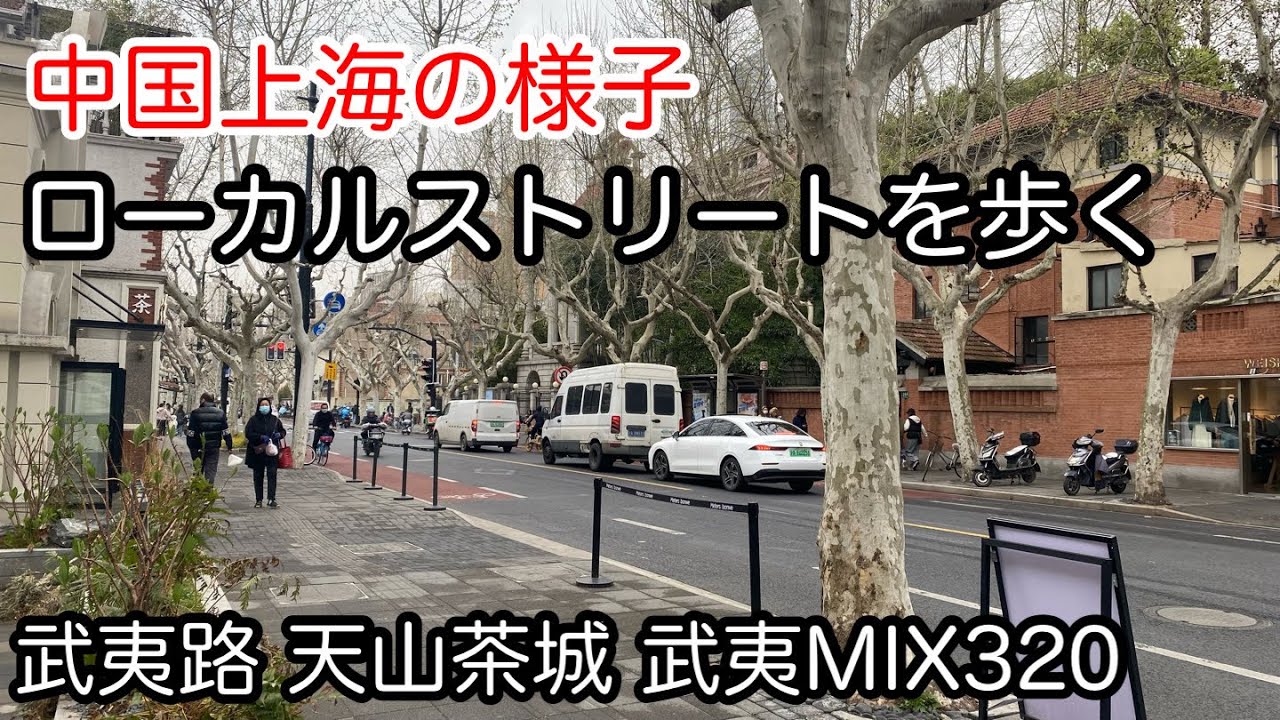 上海の街はどうなってる？ ローカルストリート 武夷路 2025年3月撮影