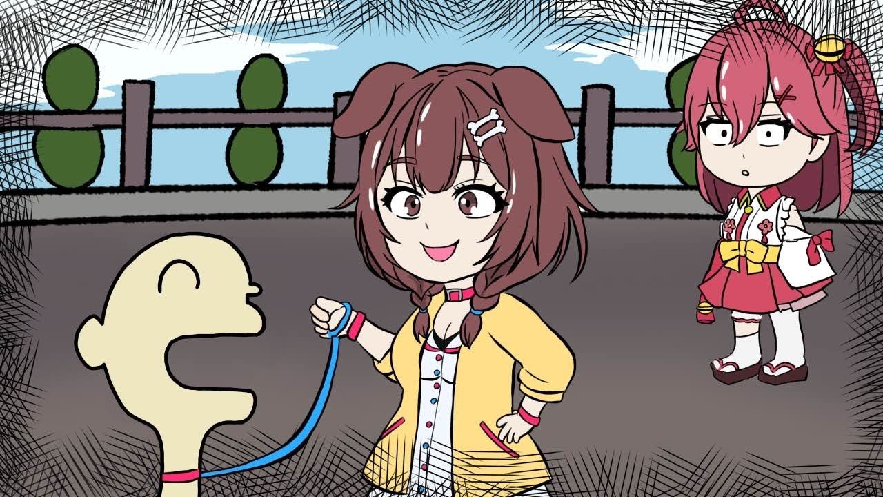 主従関係がはっきりし過ぎているころねすきーWWWW【ホロライブ切り抜き/さくらみこ/戌神ころね/