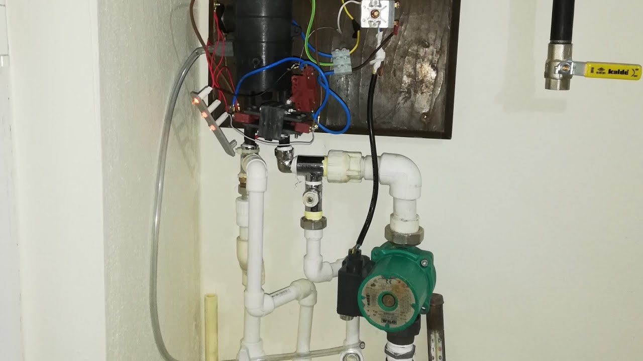 Evde Elektrikli Kombi Yapımı ! nasıl yapılır.  Electric Boiler Construction at home !