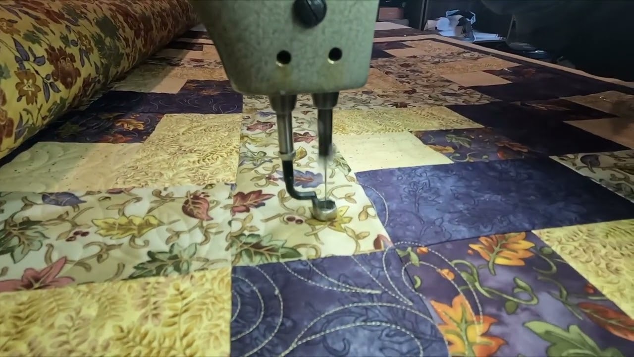 First quilting video using the Go Pro for recording!