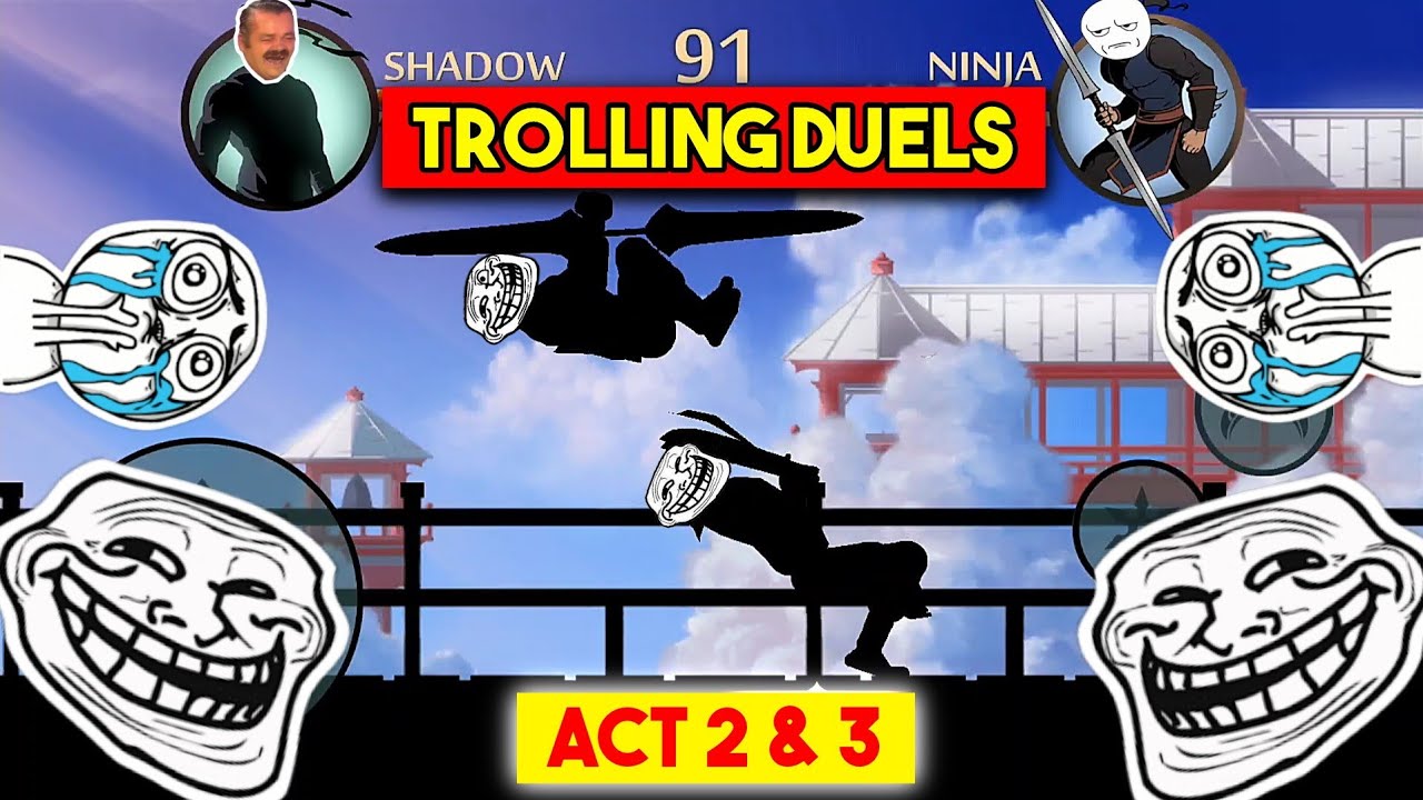 Trolling Duels Act 3 & 4 | Shadow Fight 2
