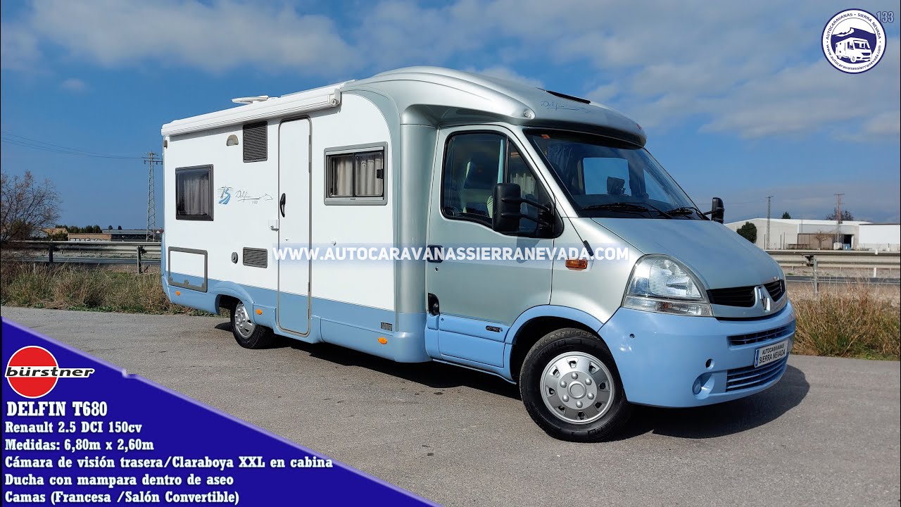 Autocaravana Perfilada  BURSTNER, modelo DELFIN T680