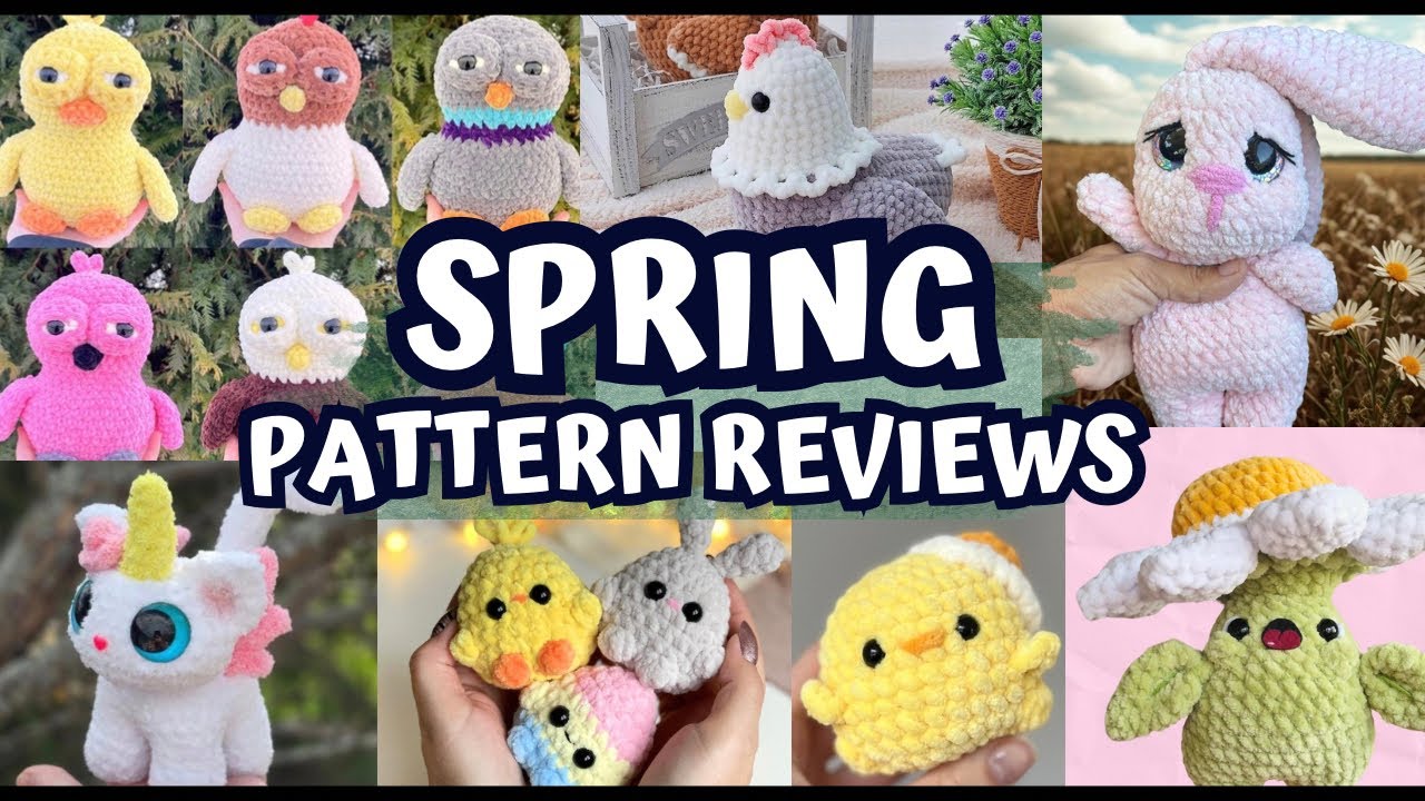 I Tried the CUTEST Spring & Easter Crochet Patterns So You Don’t Have To 🐣🌸
