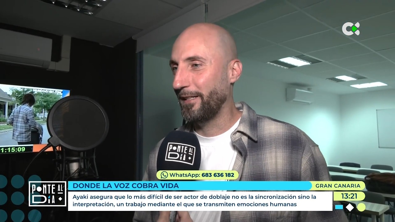 Ayaki en el programa 'Ponte al día' de TV Canaria