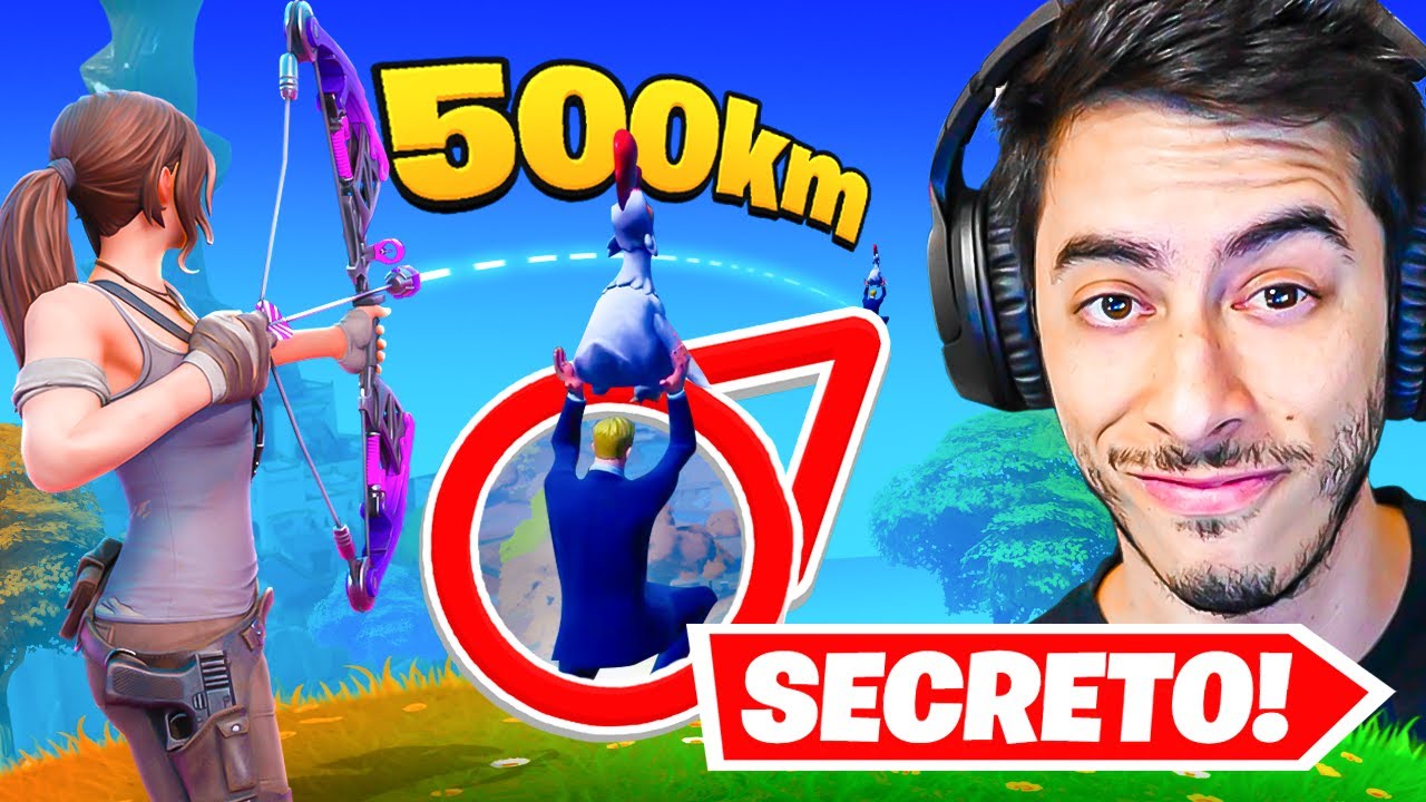 O VOO SECRETO DA GALINHA! - Fortnite