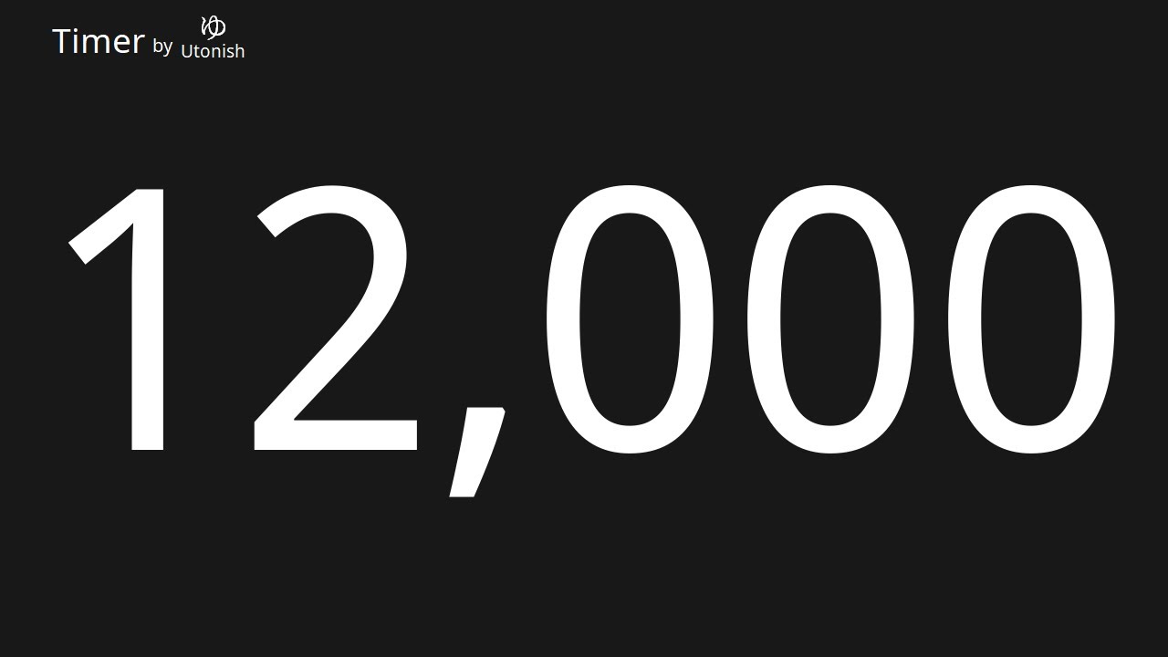 12000-sekundowy licznik czasu