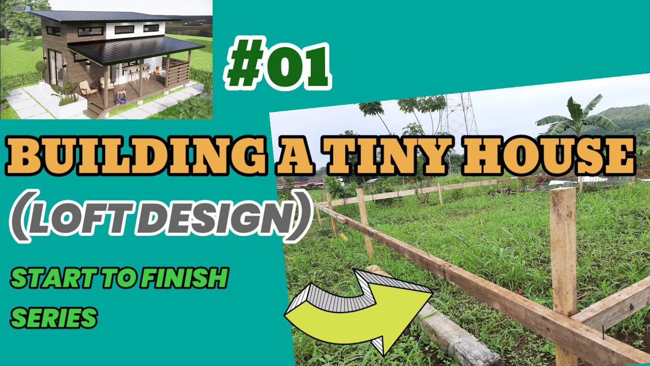 BUILDING A TINY HOUSE (LOFT DESIGN) START TO FINISH (EP#01: BATTERBOARD LAYOUT)