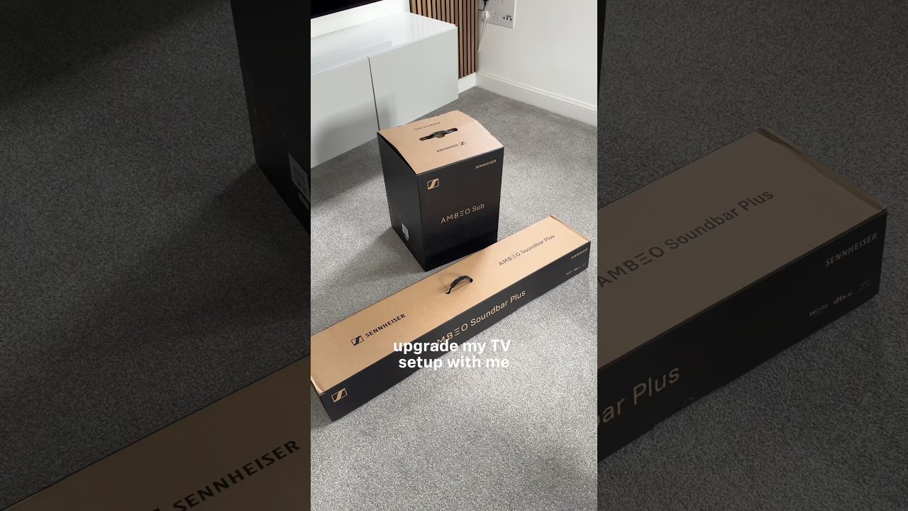 AMBEO Soundbar Plus and AMBEO Sub transform movie night. Ready to hit play? ▶️