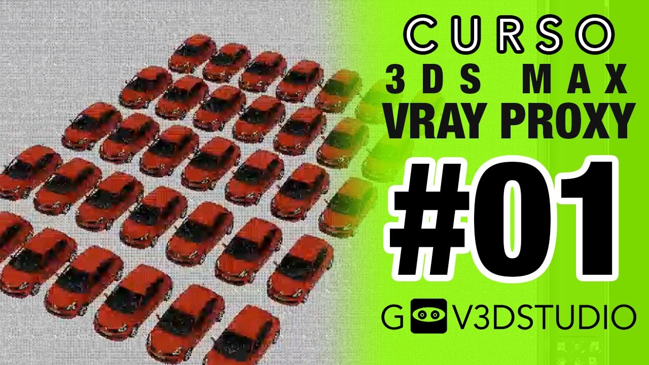 VRay Proxy en 3ds Max 01 Como crear un Proxy en Vray_Paso a paso