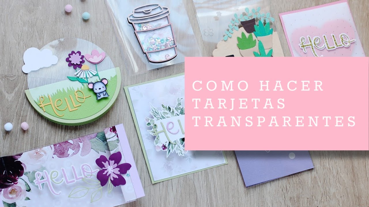 Cómo hacer tarjetas transparentes
