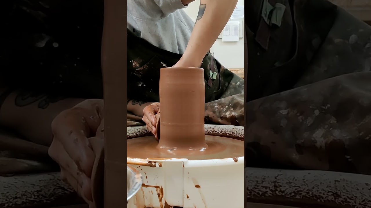 Attic Inspired Vase M390 clay #pottery #ceramic #vase #etsy #satisfying