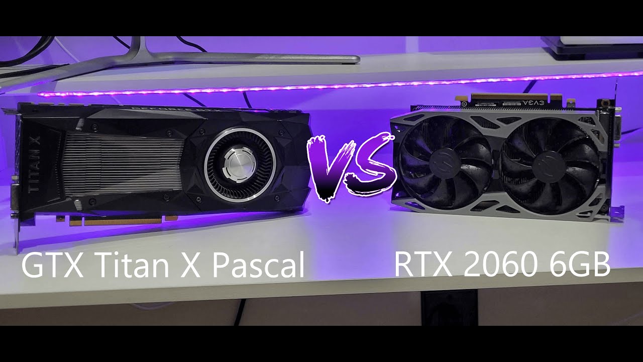 GTX Titan X Pascal VS RTX 2060 6GB - Comparison in 4 Different Games