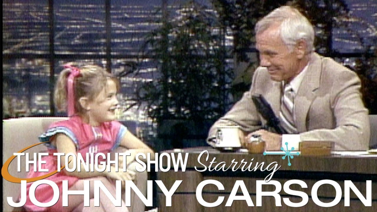 Drew Barrymore’s First Appearance on Johnny Carson | Carson Tonight Show Classic