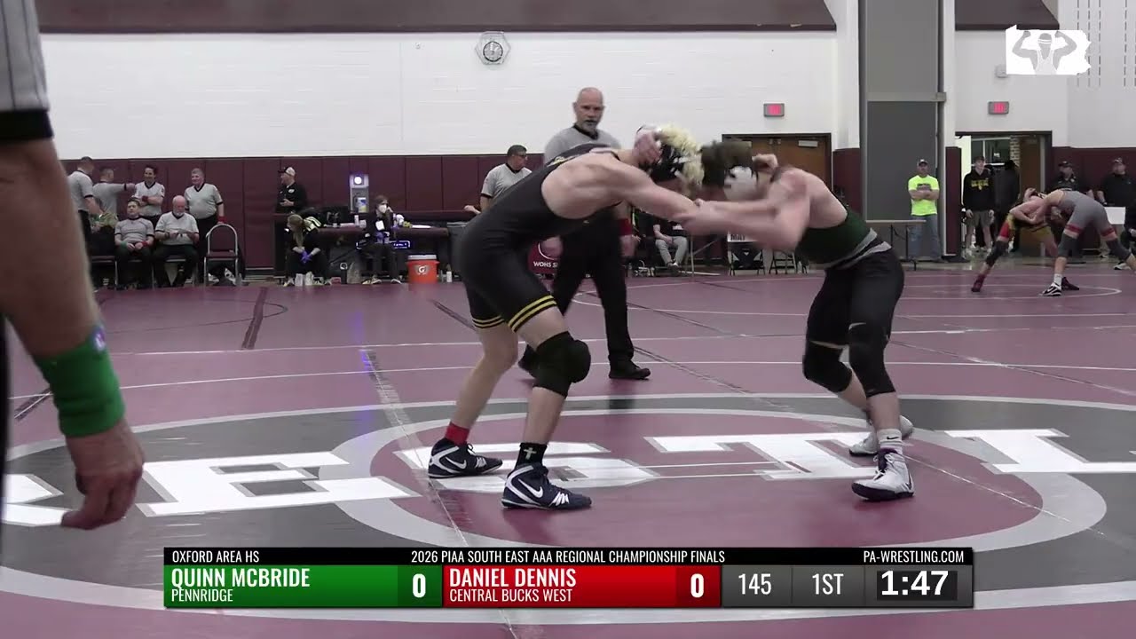 2026 SE AAA final - 145 - Daniel Dennis (Central Bucks West) vs Quinn McBride (Pennridge)