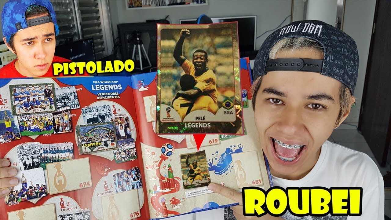 ROUBEI A FIGURINHA MAIS RARA DO ÁLBUM DO MEU IRMÃO GEMEO - COPA DO MUNDO RUSSIA 2018
