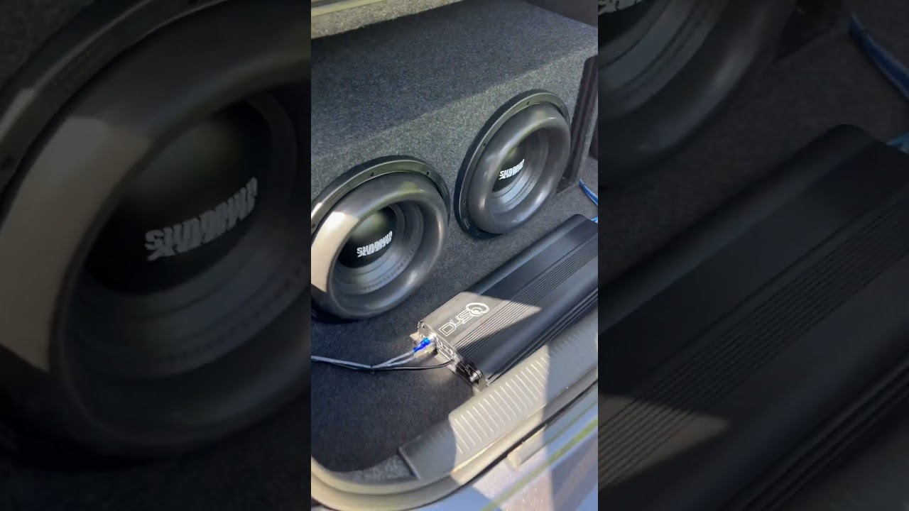 Dodge charger system sundown 12s x series on a Down4sound jp23 on factory radio by Betos Toyz Garage