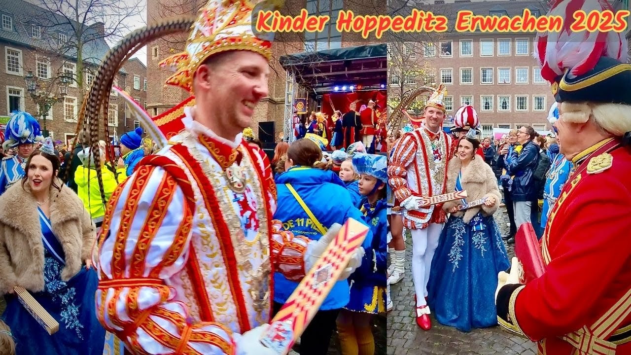 Karneval in D&uuml;sseldorf 2025:Kinder Hoppeditz Erwachen 2025🎉Helau !Kinder-Hoppeditz-Erwachen DOKU