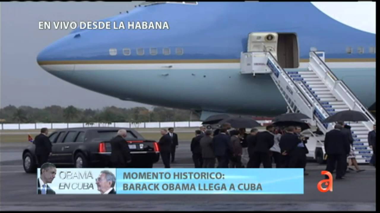 Así llego el presidente Barack Obama a Cuba - América TeVé