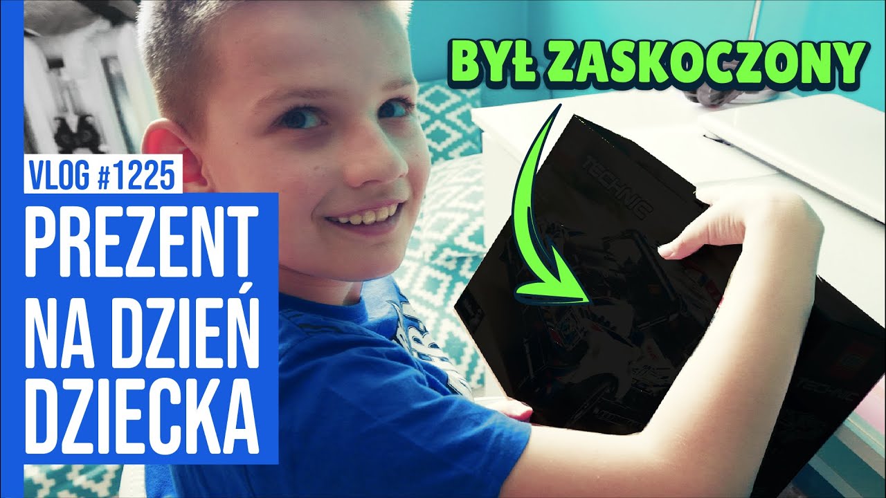 PREZENT NA DZIEŃ DZIECKA - BYŁ ZASKOCZONY! / VLOG #1225