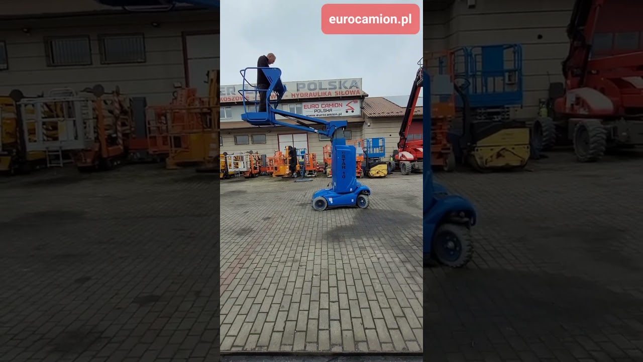 Haulotte Star 10-1 podnośnik koszowy masztowy samojezdny elektryczny osobowy 10 m Vertical Mast Lift