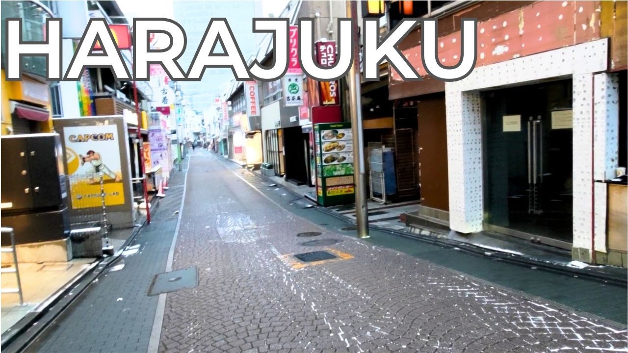Early Snowy Morning HARAJUKU: The Calm Before the Fashion
