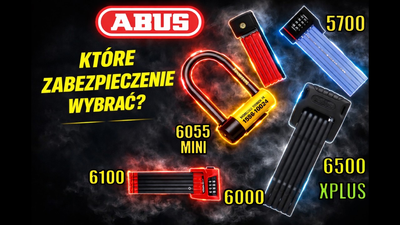 ABUS BORDO 5700, 6000, 6050 LITE,  6055 MINI, 6100C, 6500 GRANIT X-Plus // SKŁADANE ZABEZPIECZENIA