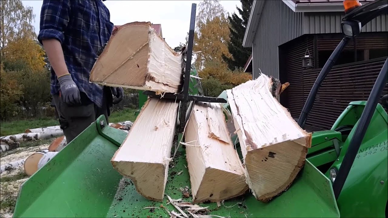 Avant halkaisukone + haketin